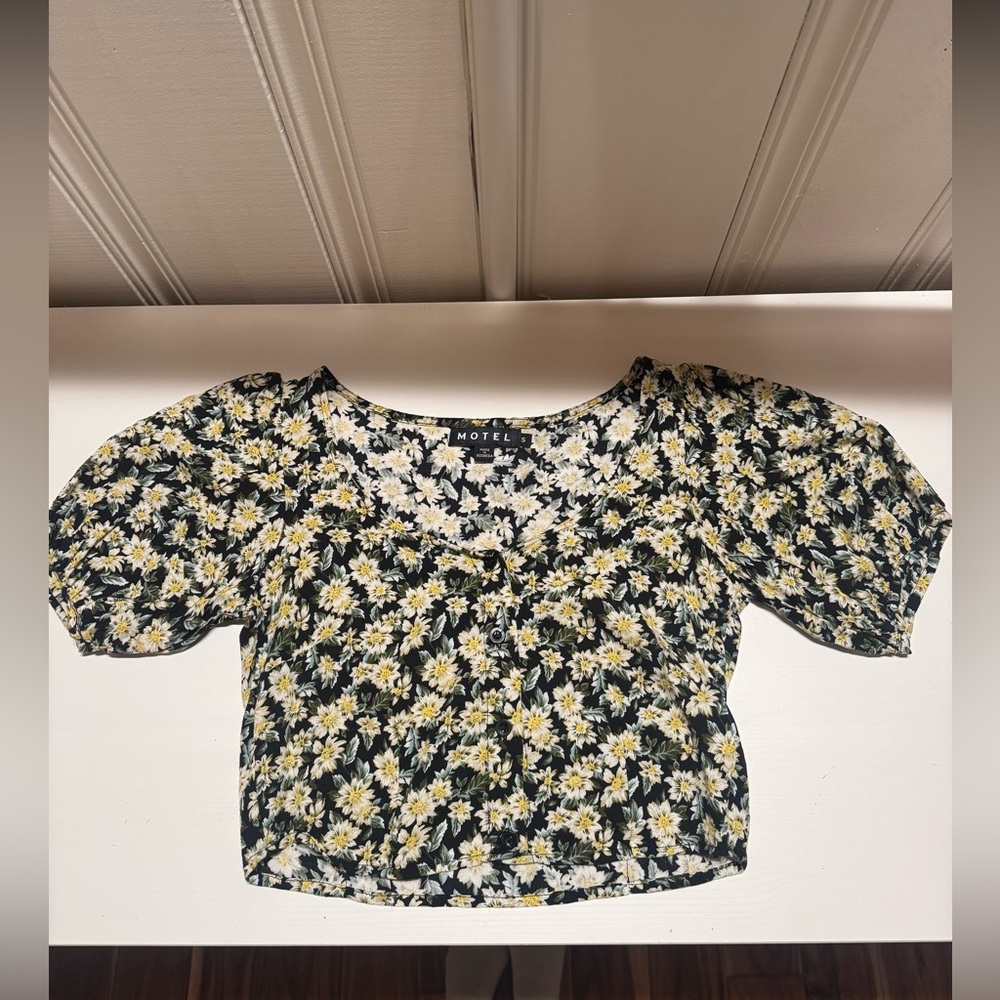 Floral crop top